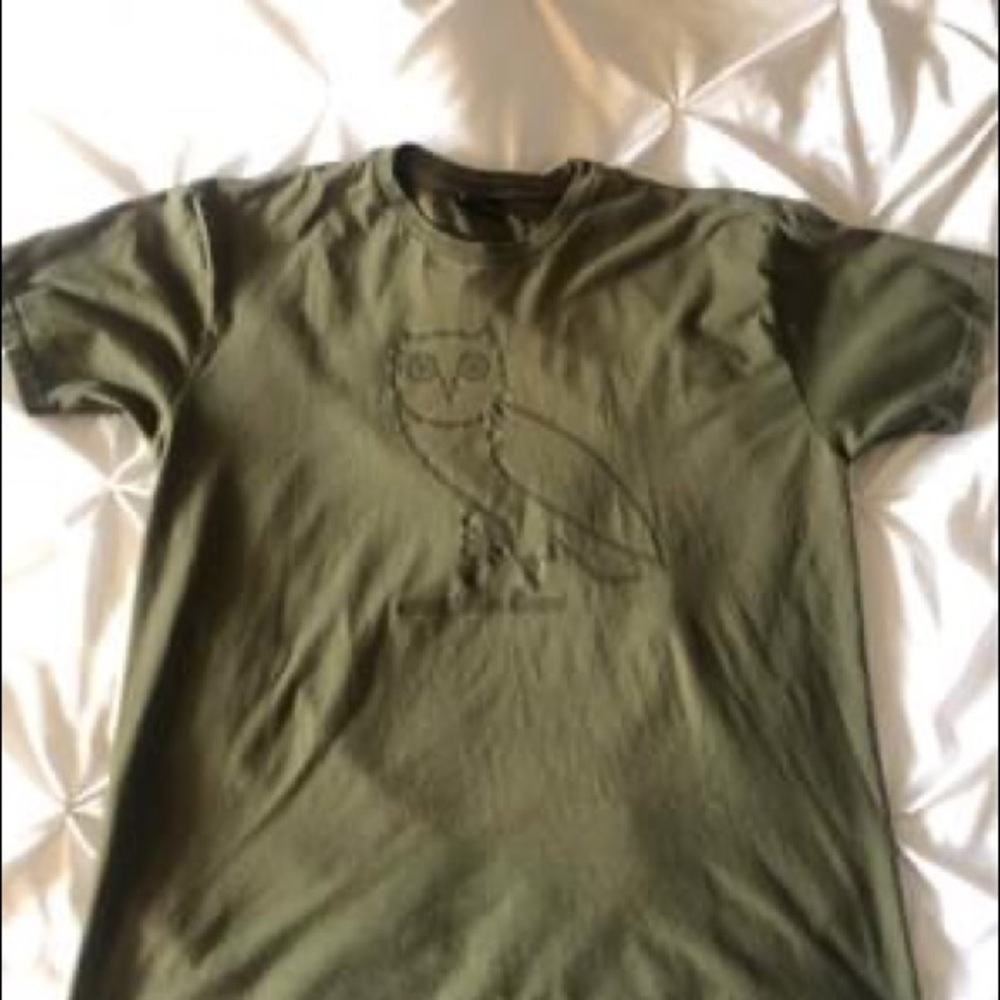 OVO owl logo green t-shirt